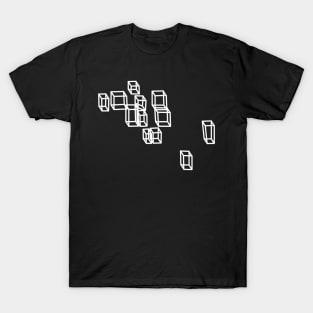 Floating Boxes Graphic T-Shirt